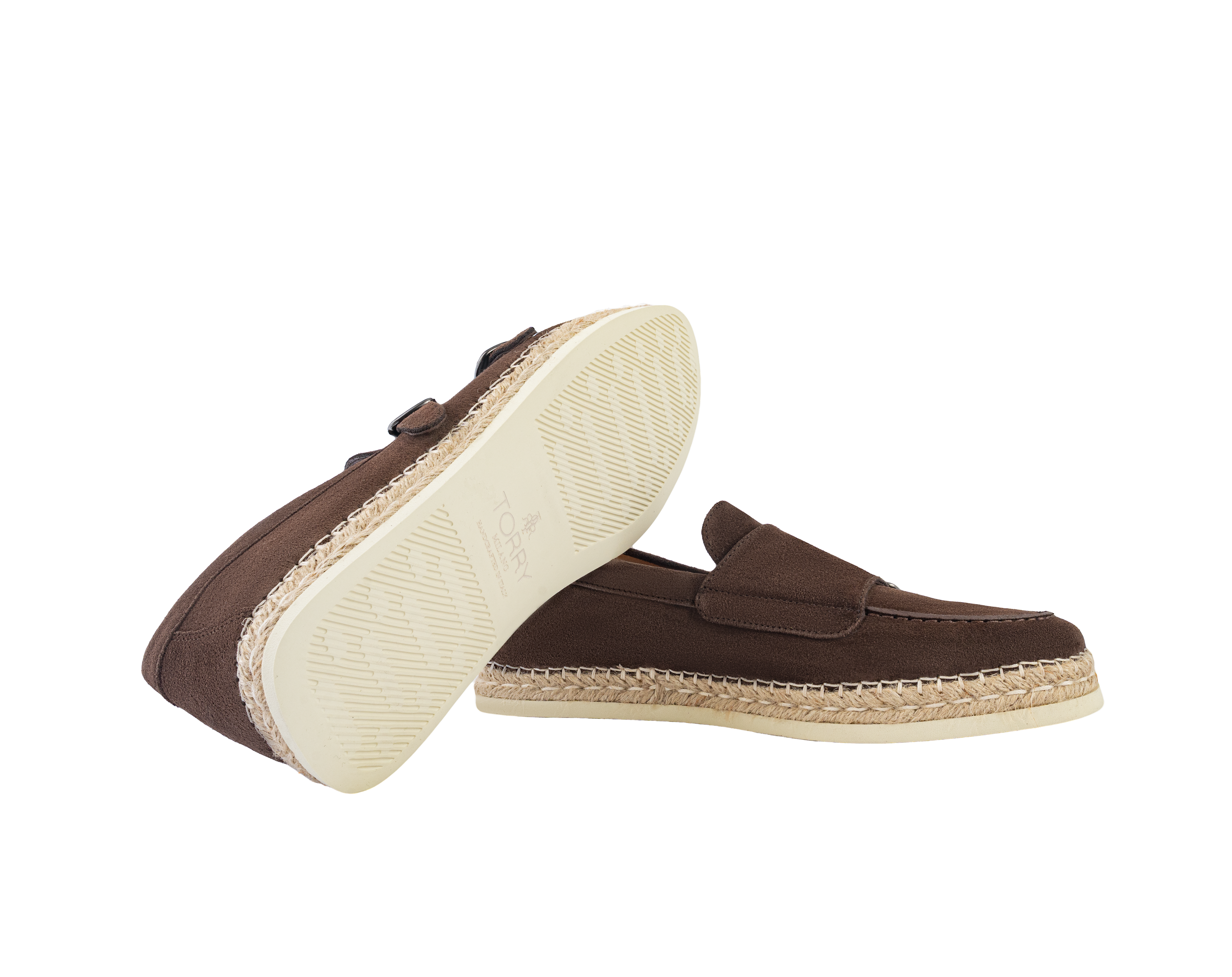 Limited Edition Brown Double Monk Espadrillas