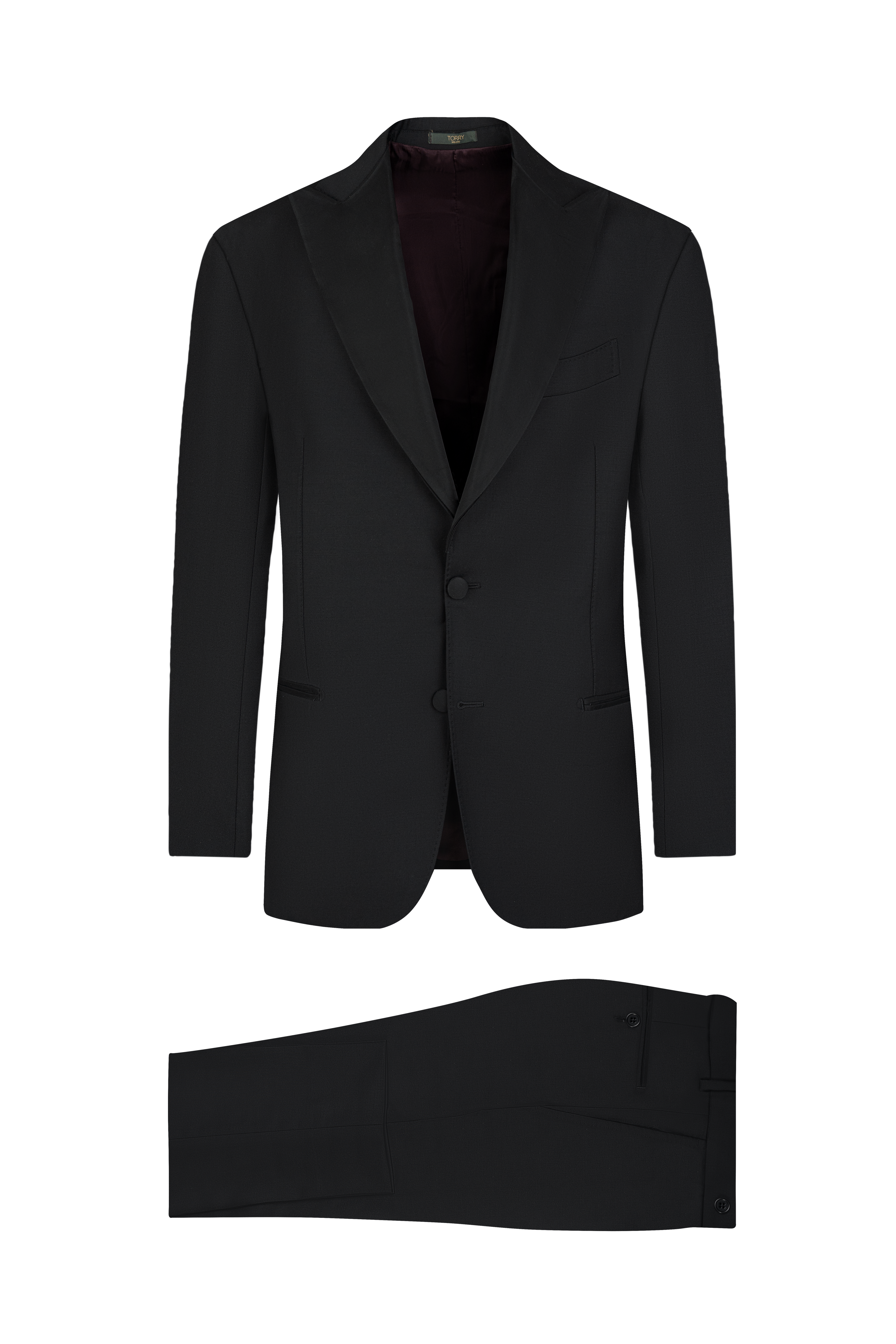 Black Ceremony Premium Wool Suit