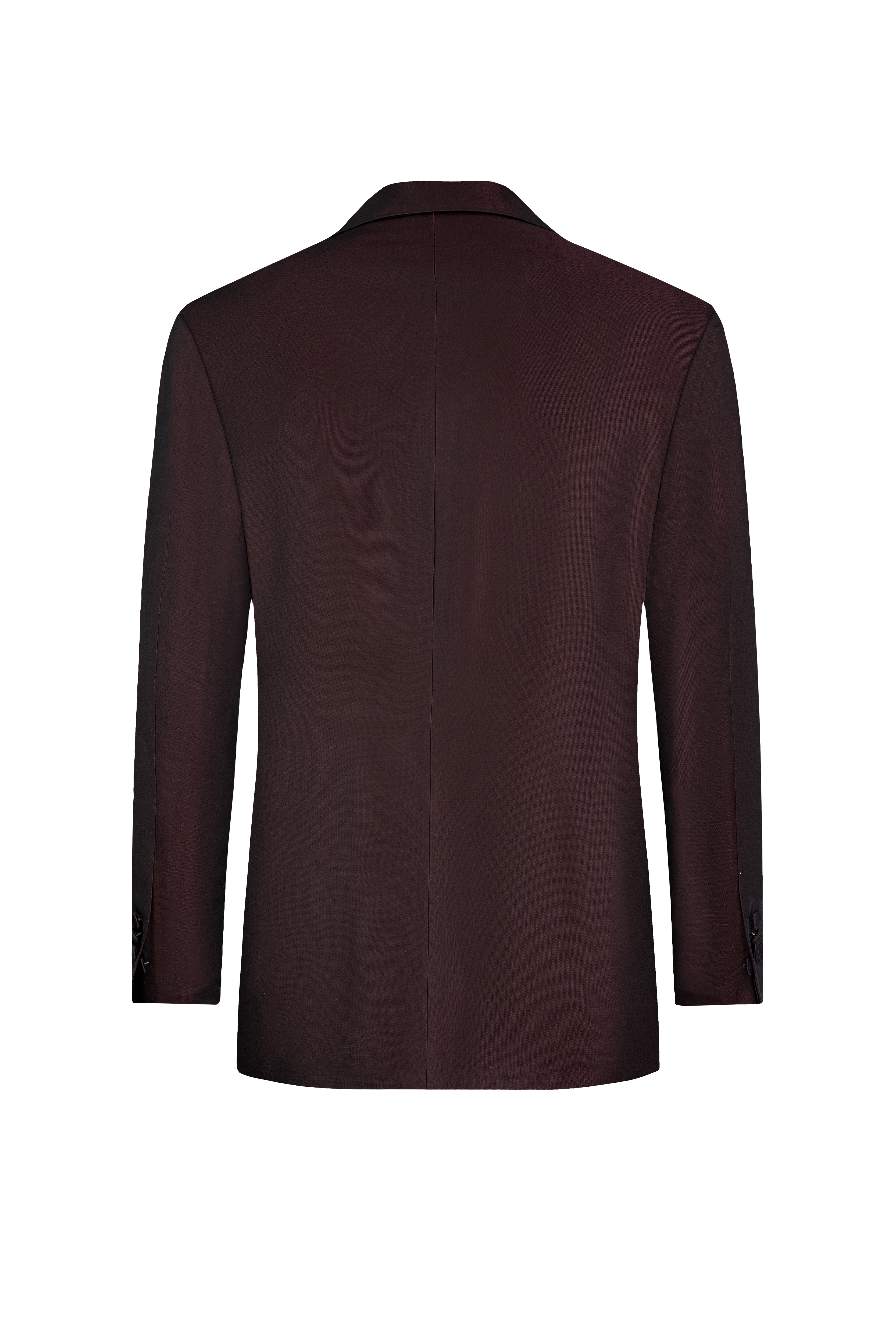 Burgundy Ceremony Satin Jacket