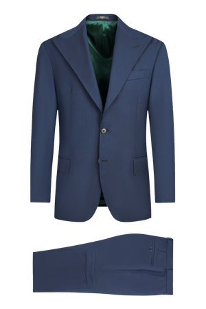 Image of Blue Wool Suit