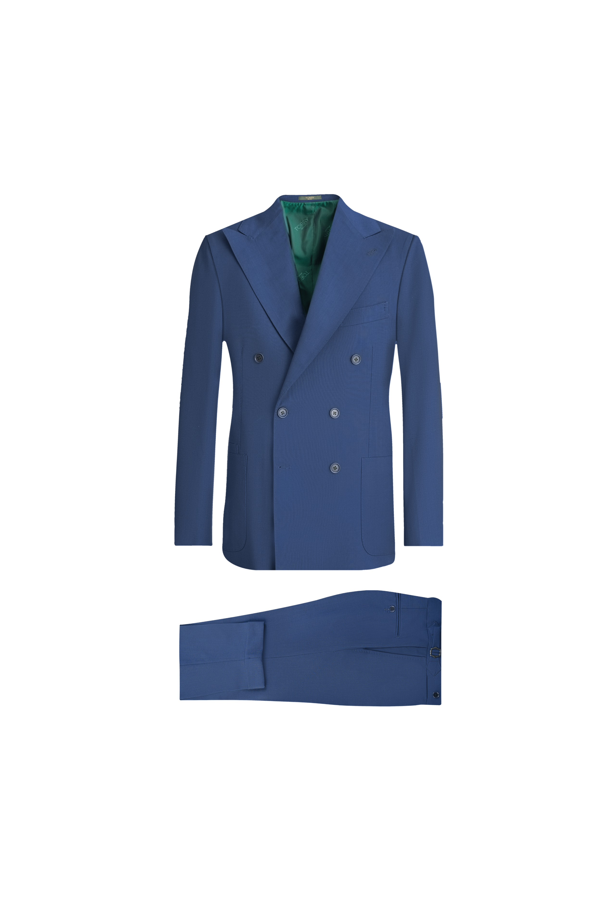 Navy Blue Double Breasted Suit