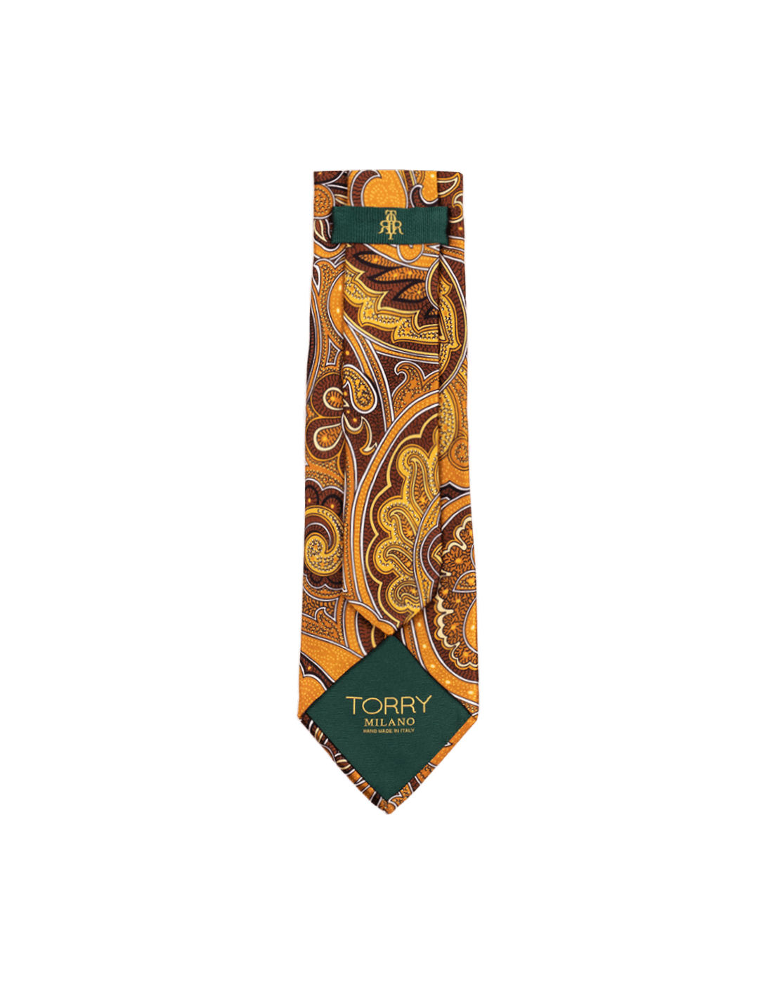 Cravatta Artigianale in Seta con Motivo Paisley