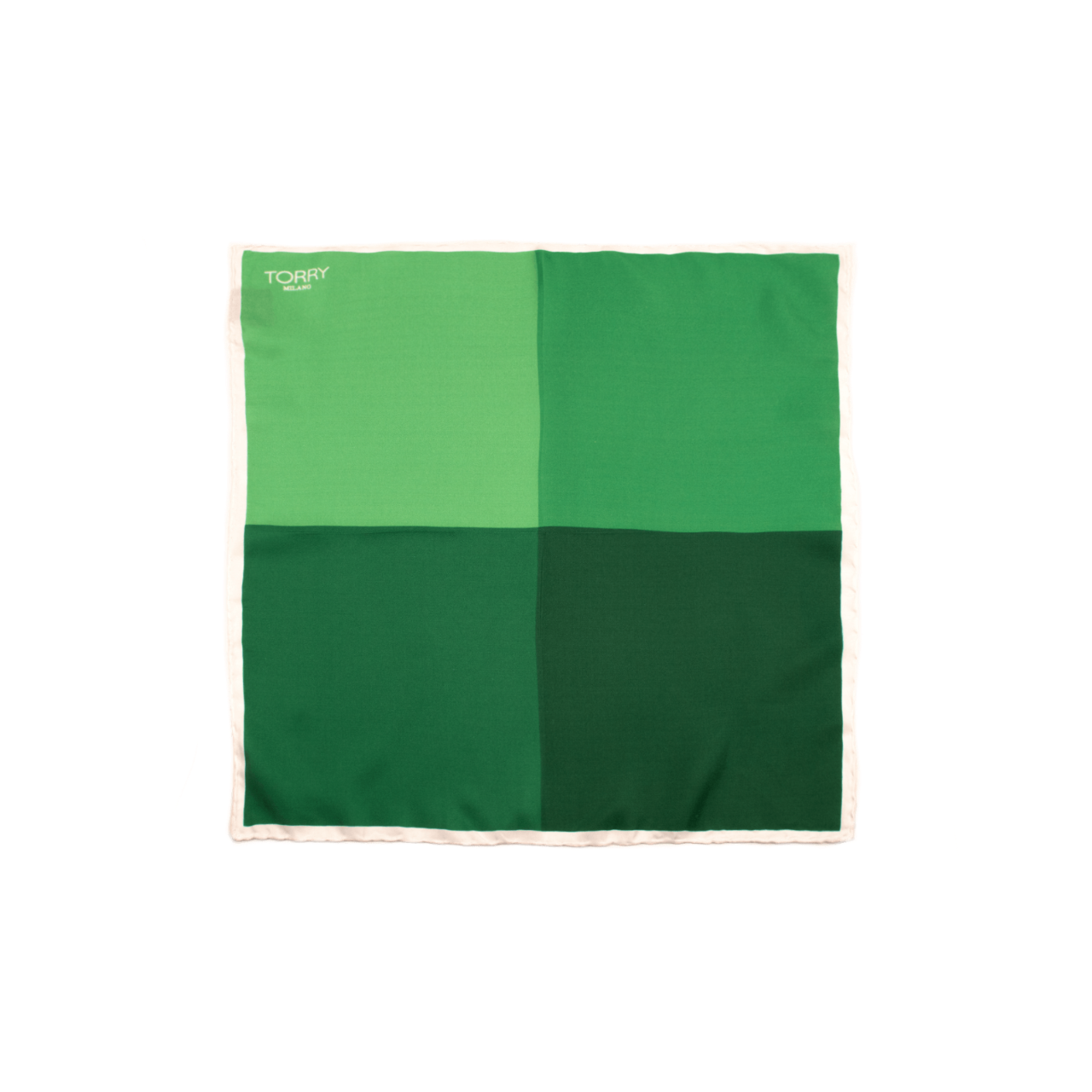 Green Silk Pocket Square