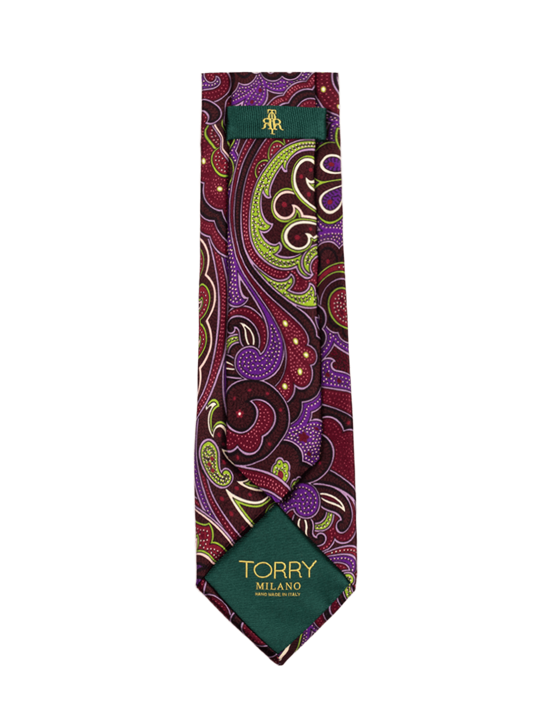 Cravatta Artigianale in Seta Paisley