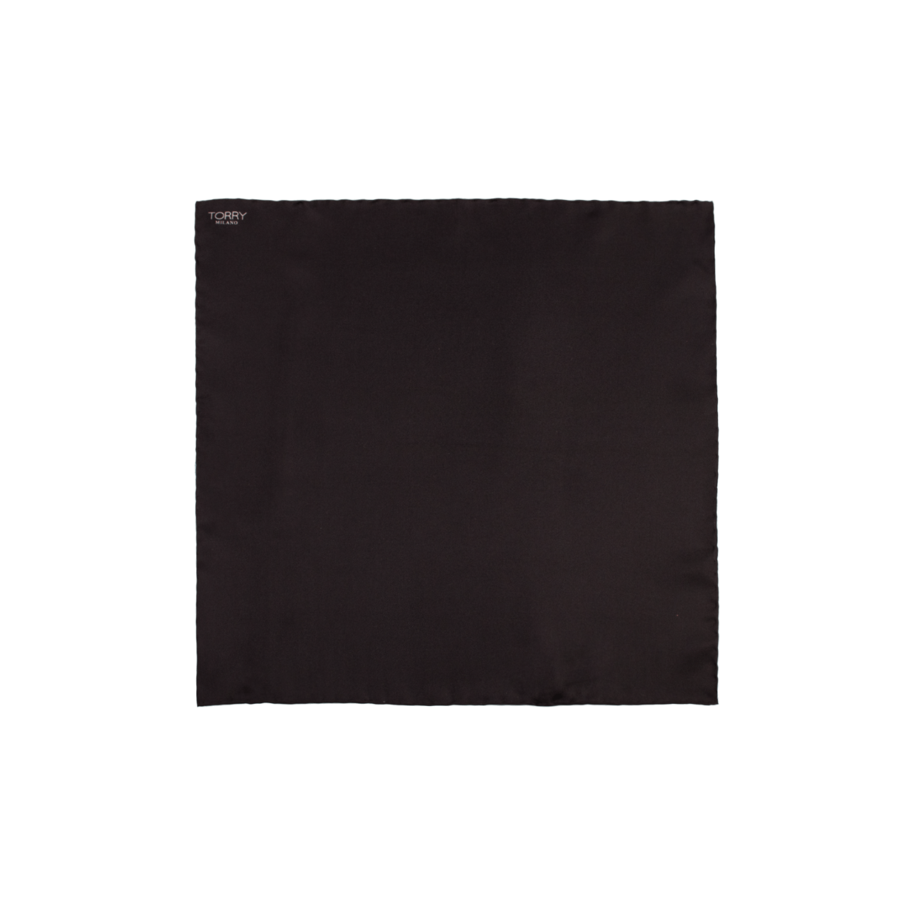Black Silk Pocket Square