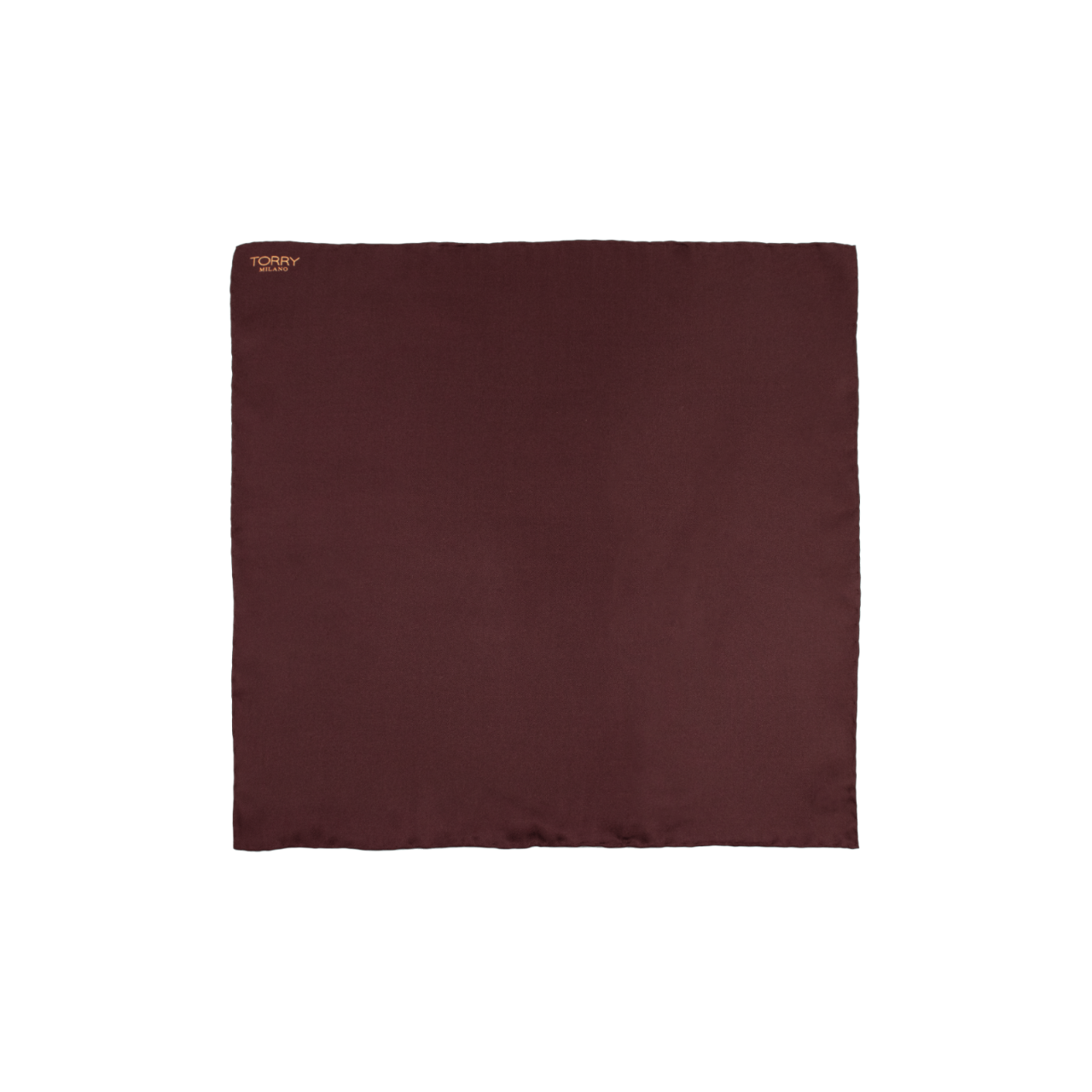 Burgundy Silk Pocket Square