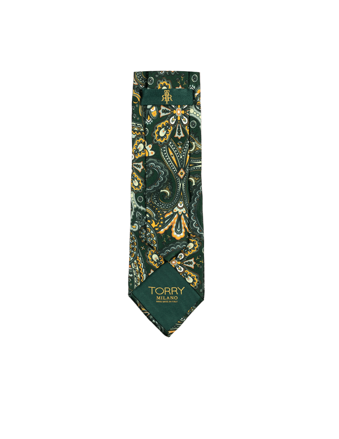 Cravatta Artigianale in Seta con Motivo Paisley