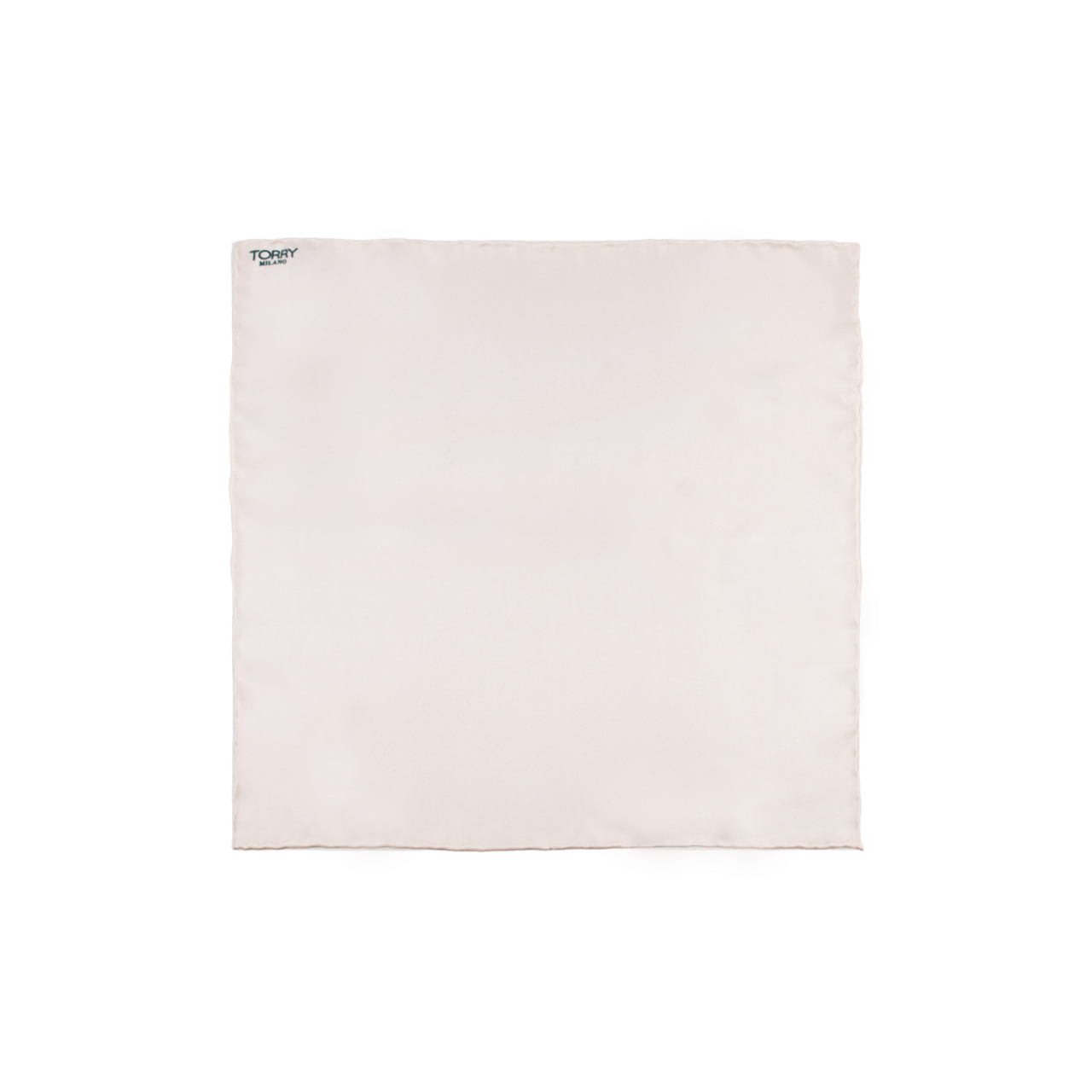 White Silk Pocket Square