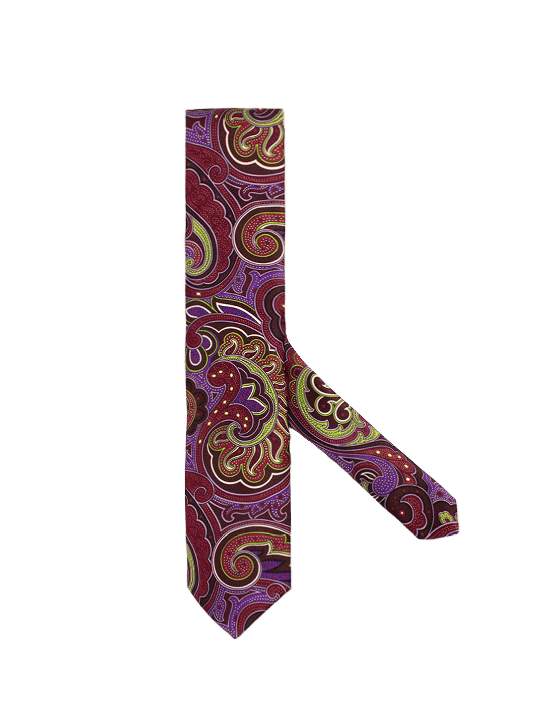 Cravatta Artigianale in Seta Paisley
