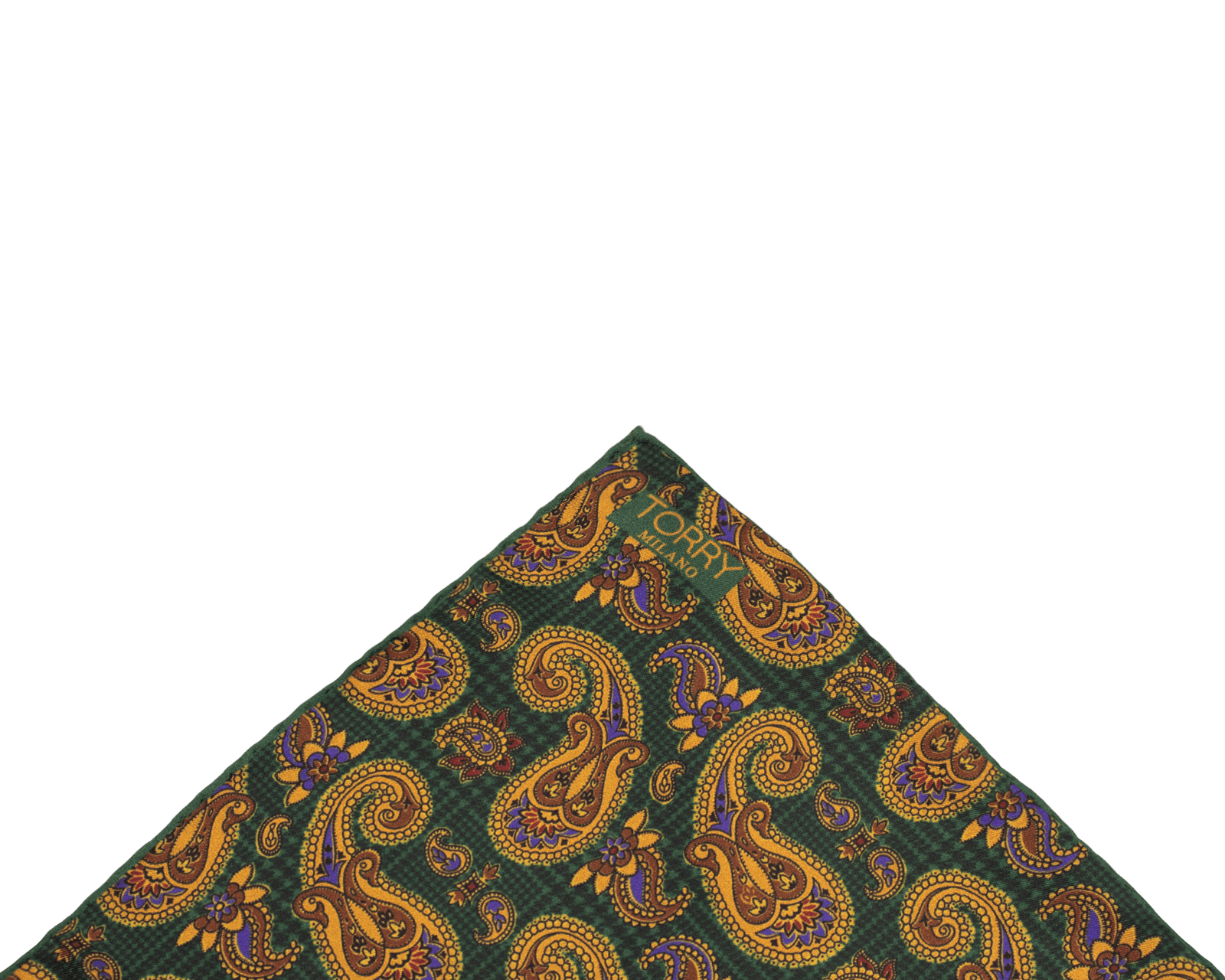 Fazzoletto da Taschino in Seta Paisley