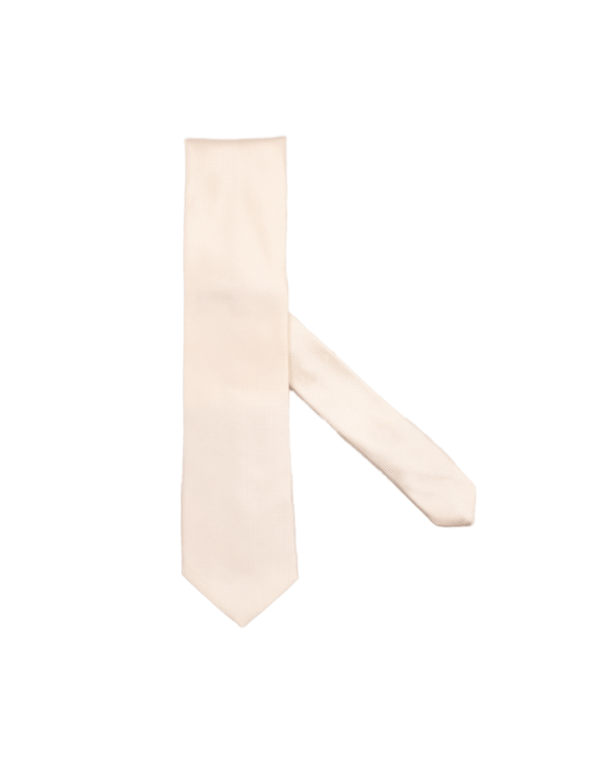 White Luxury Handmade Silk Tie