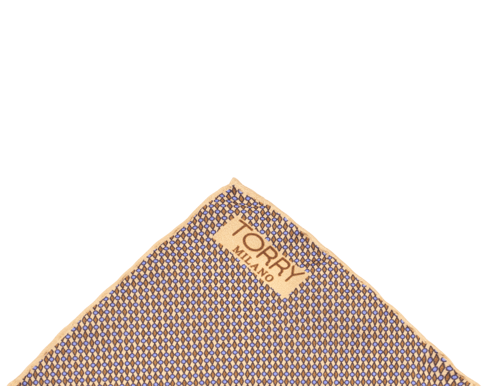 Pochette in Seta con Motivo Elegante