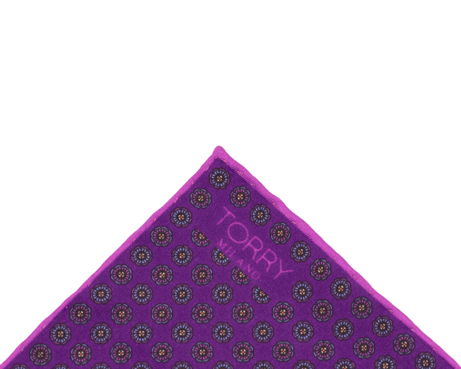 Pochette in Seta con Motivi Eleganti