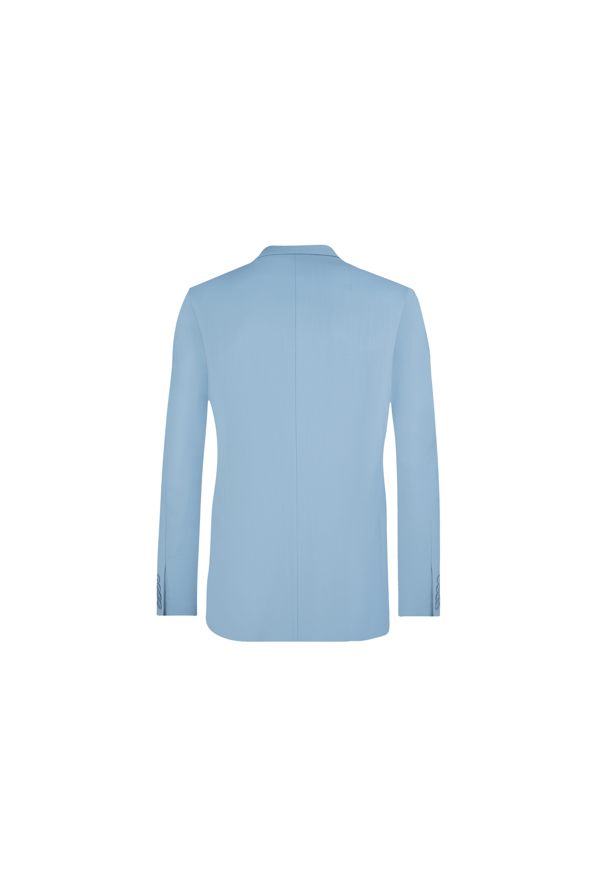 Light Blue Wool Suit