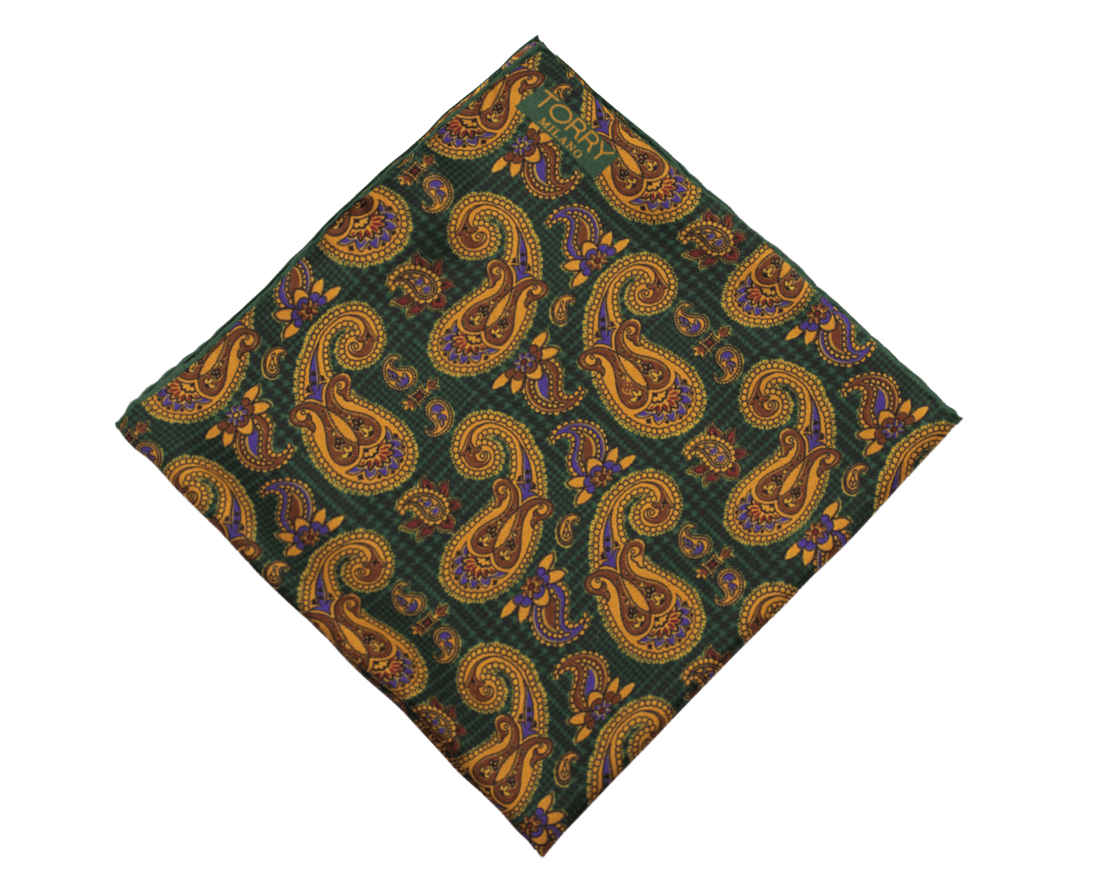 Fazzoletto da Taschino in Seta Paisley