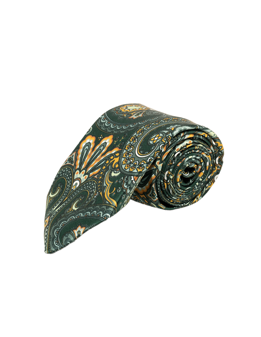 Cravatta Artigianale in Seta con Motivo Paisley