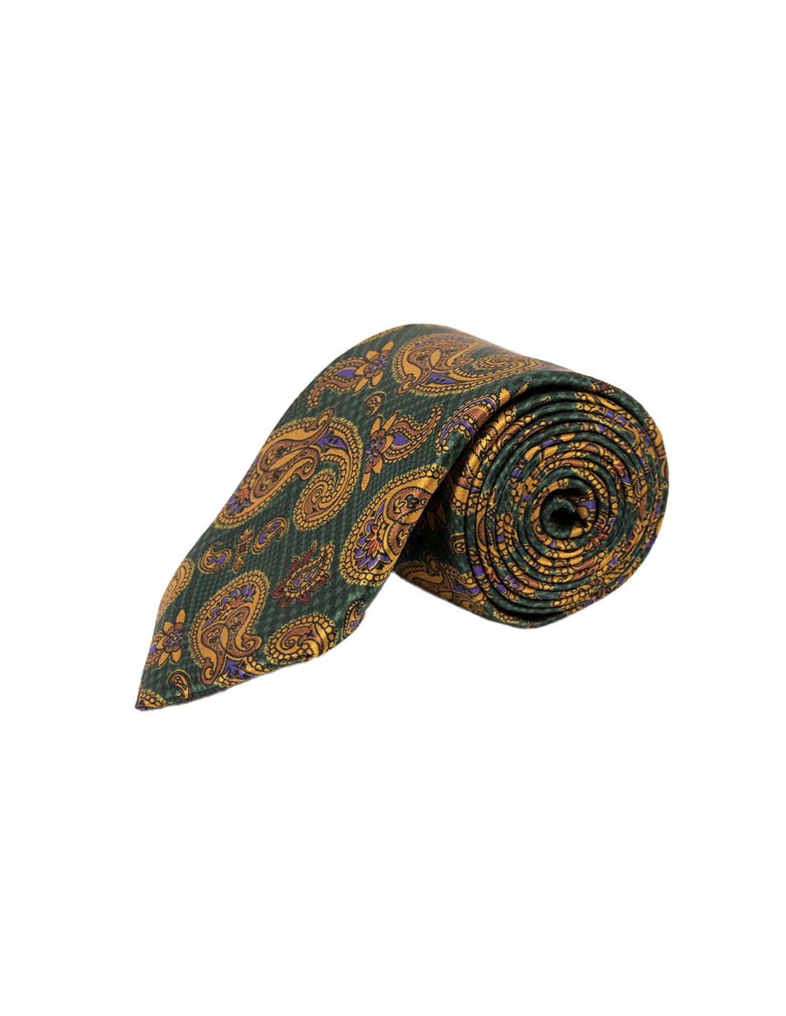 Cravatta in Seta Paisley Fatta a Mano
