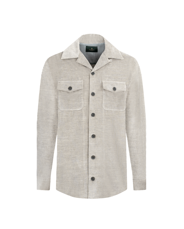 Grey Premium  Corduroy Overshirt