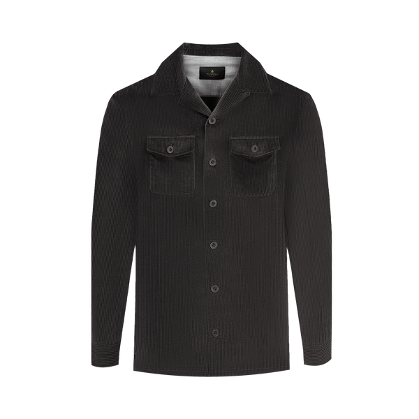 Anthracite Premium  Corduroy Overshirt