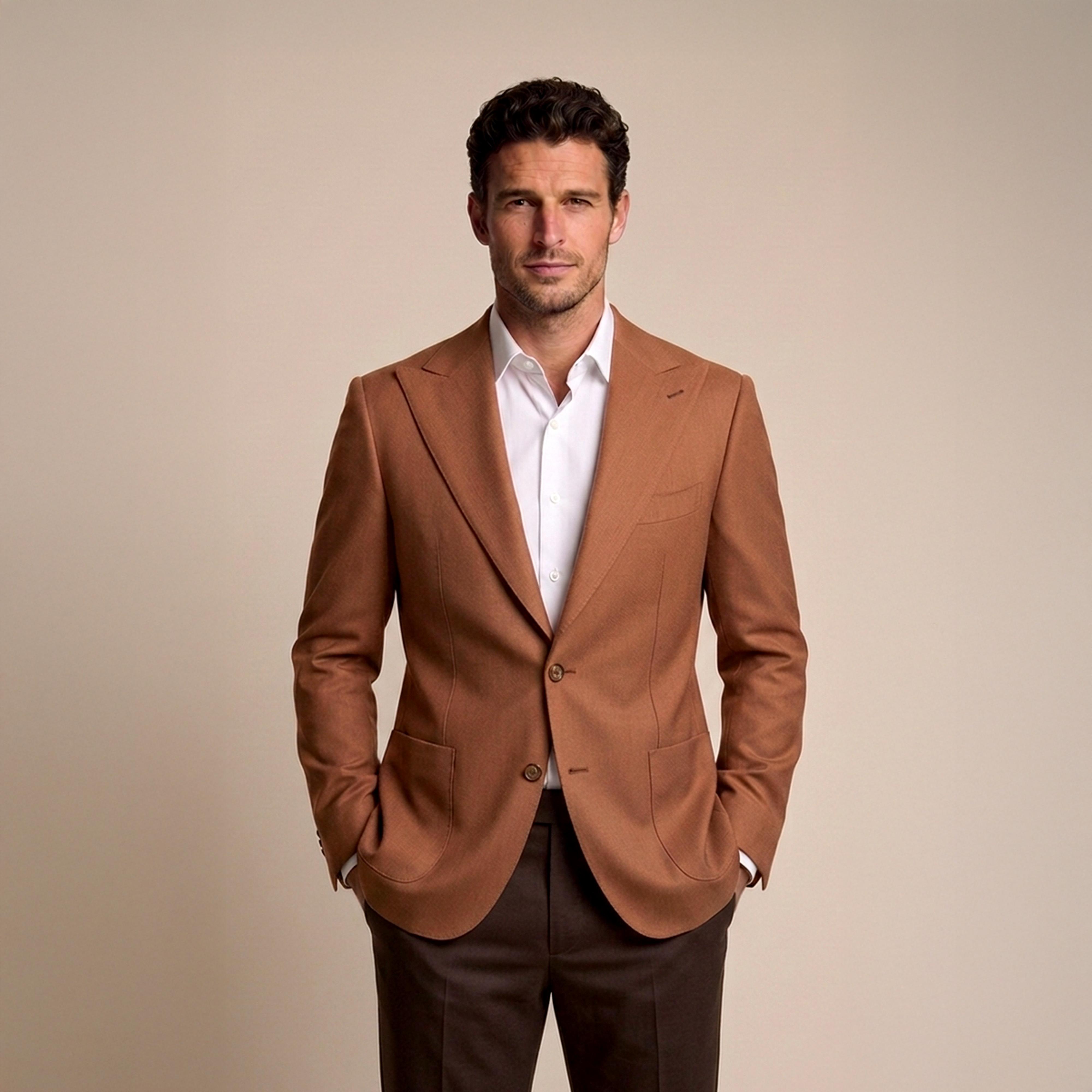 Clay Soil Linen&Wool Jacket