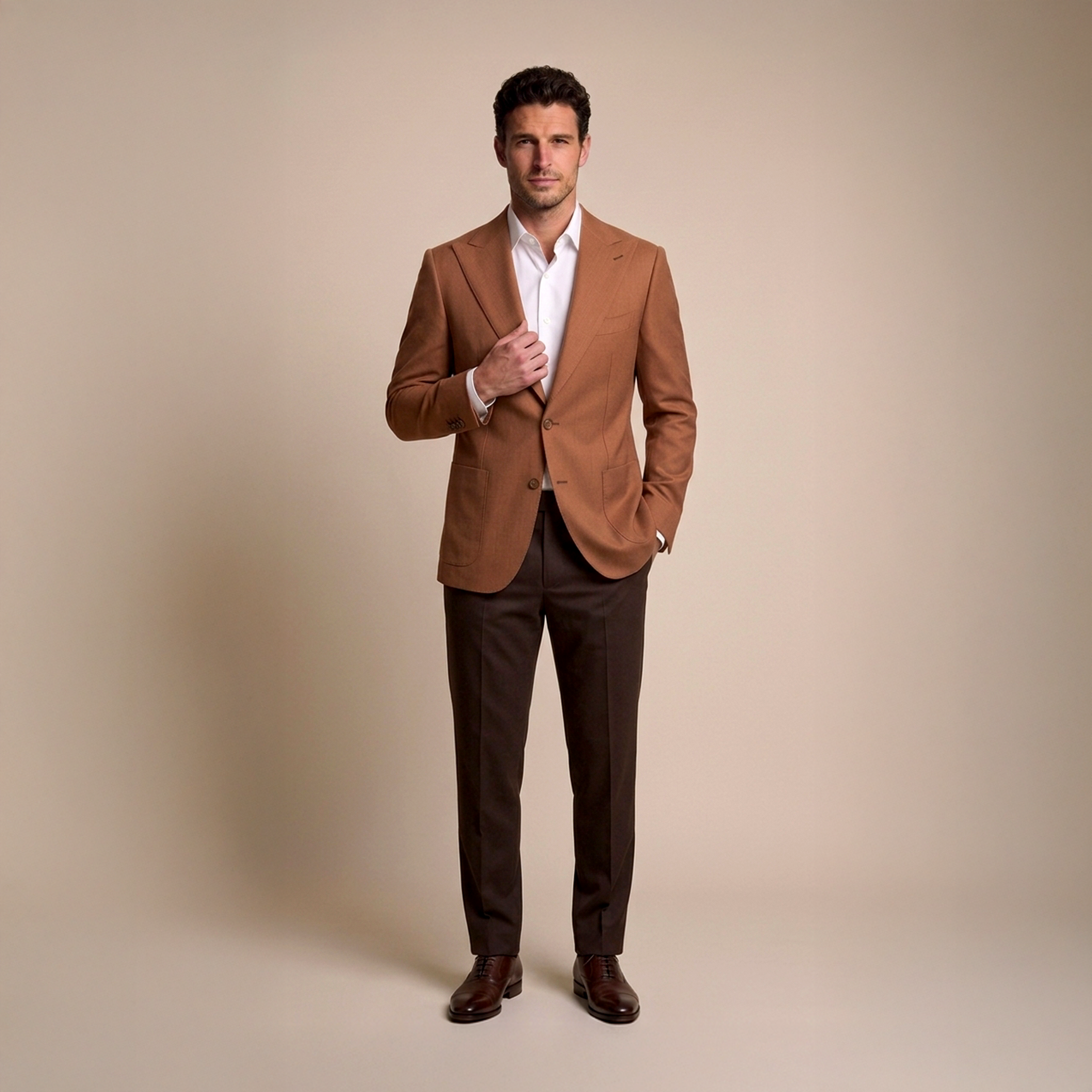 Clay Soil Linen & Wool Blazer