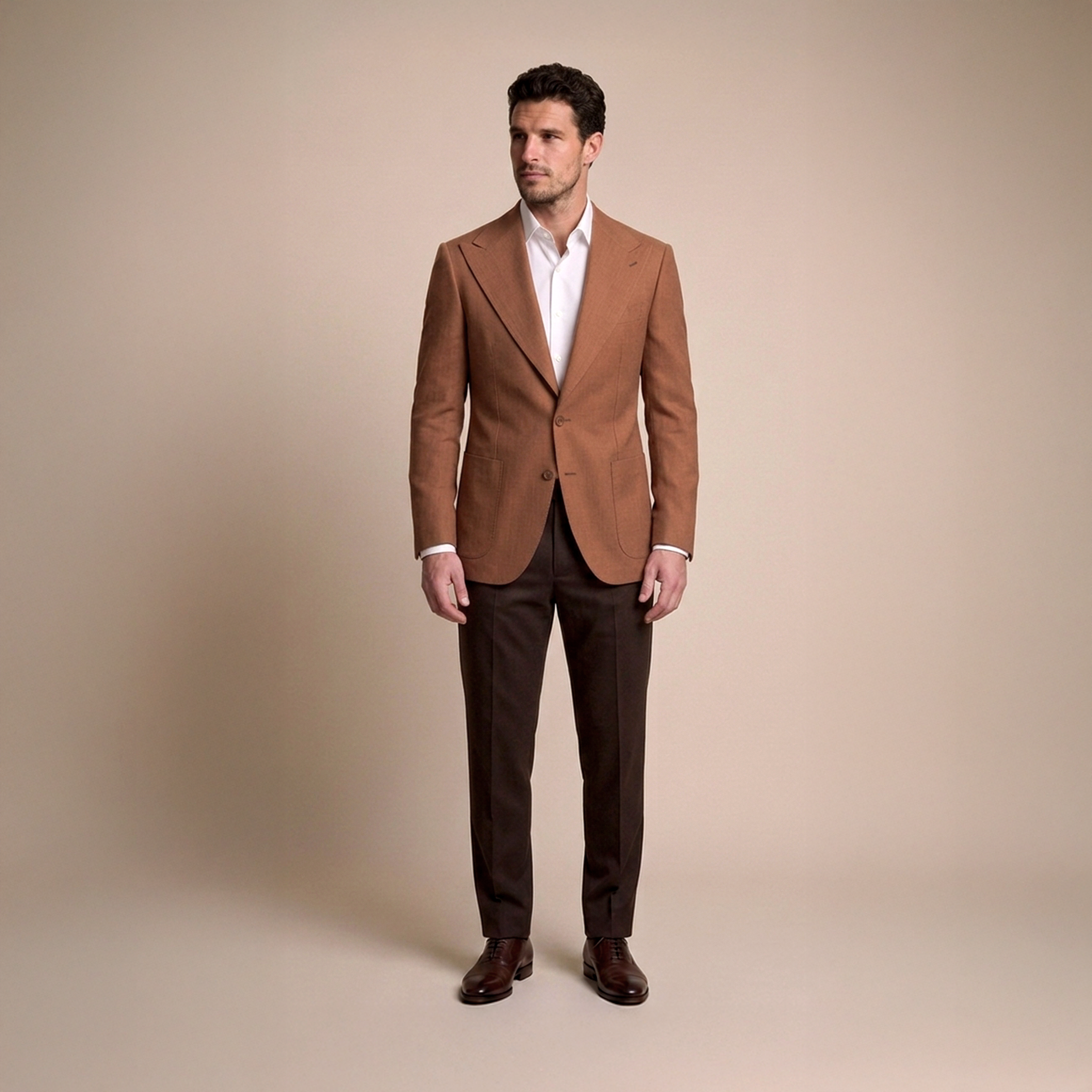 Clay Soil Linen & Wool Blazer