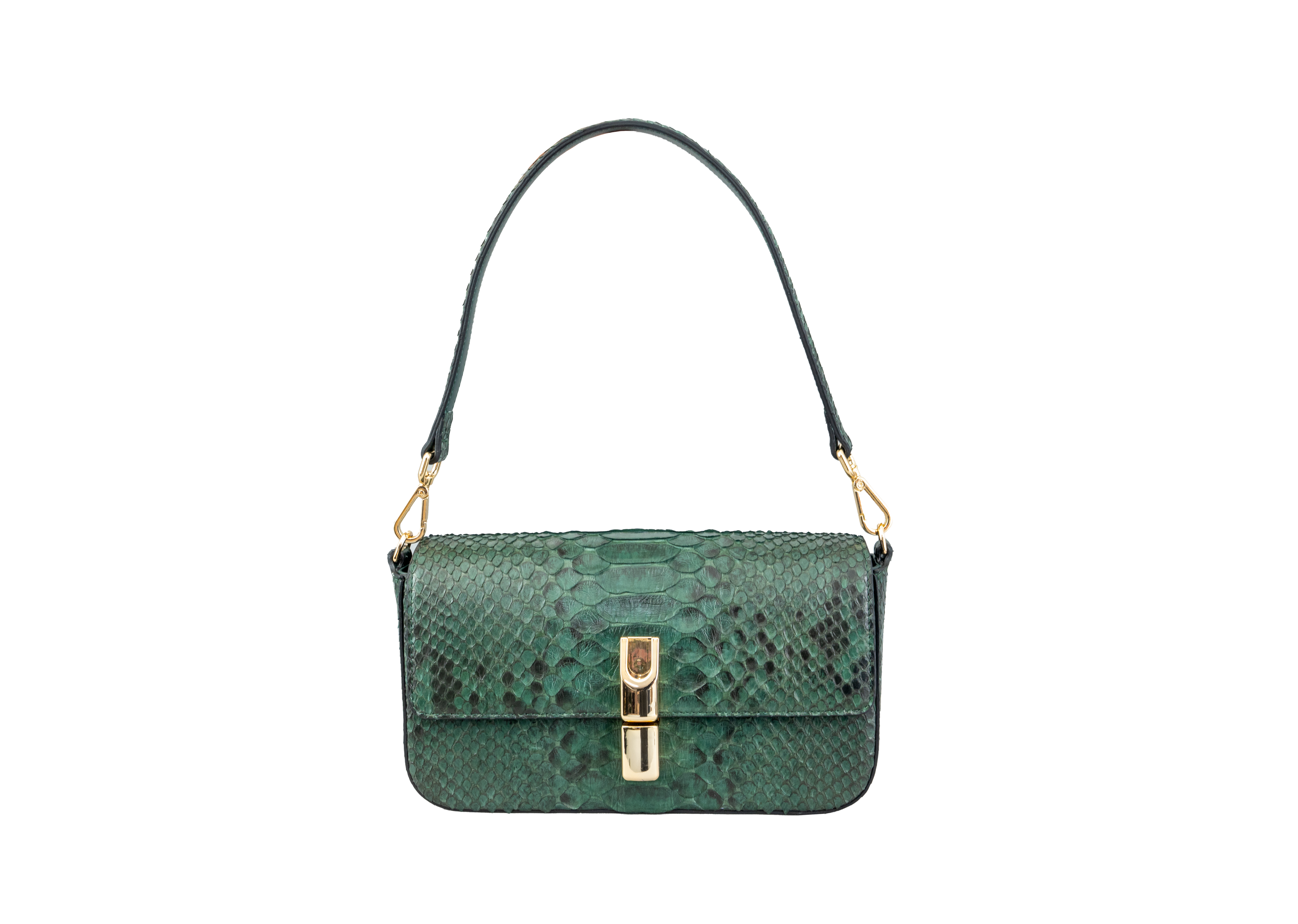 Image of Nocturne Python Leather Bag