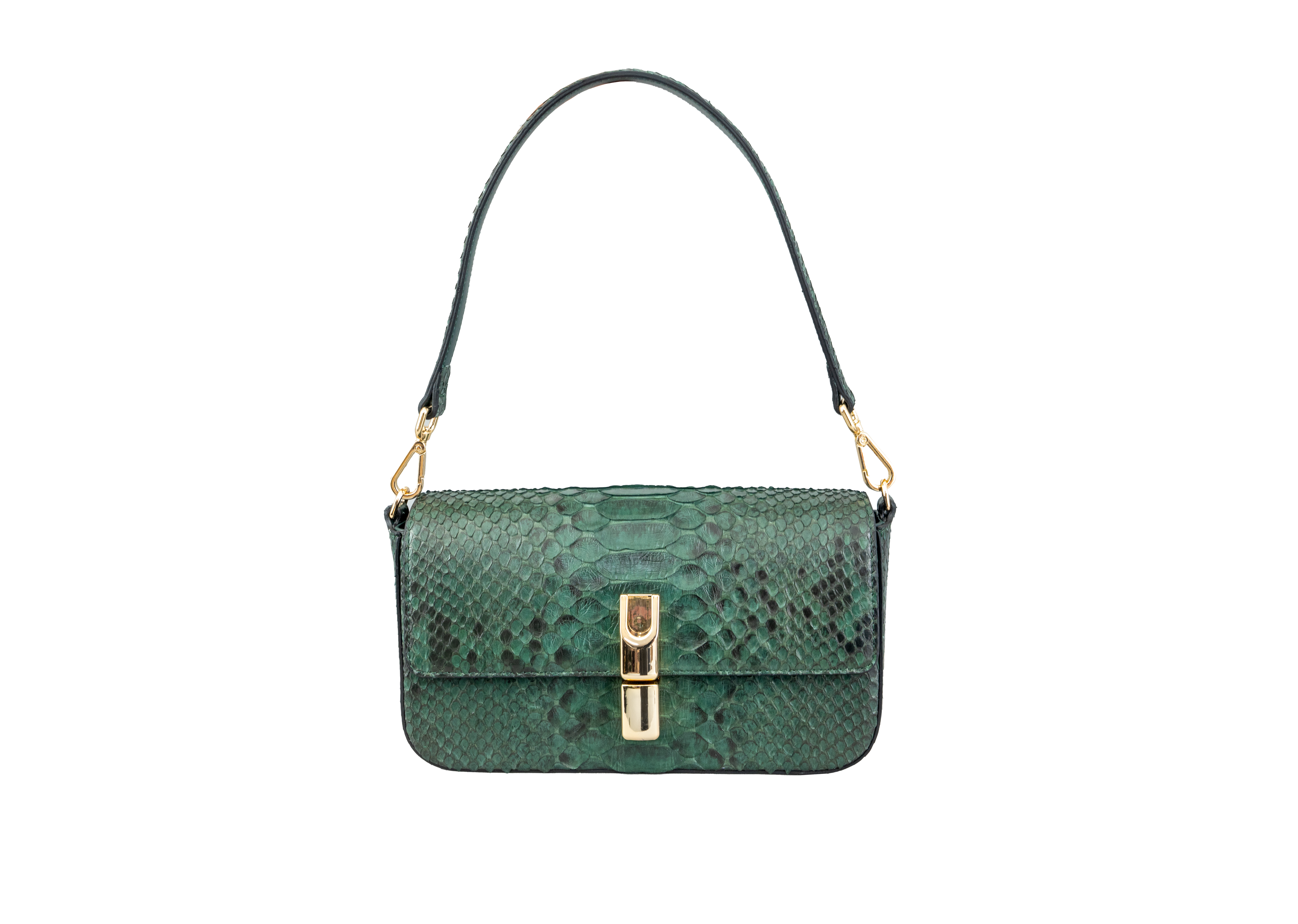 Image of Nocturne Python Leather Bag