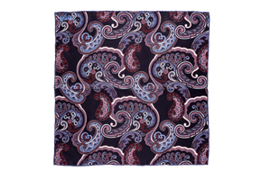 Image of Silk Paisley Pocket Square