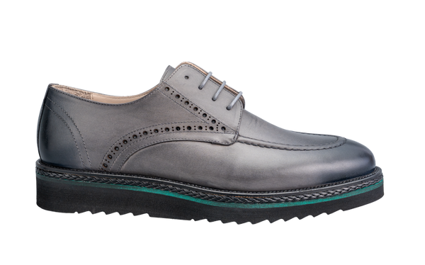 Grey Regale Derby Shoes