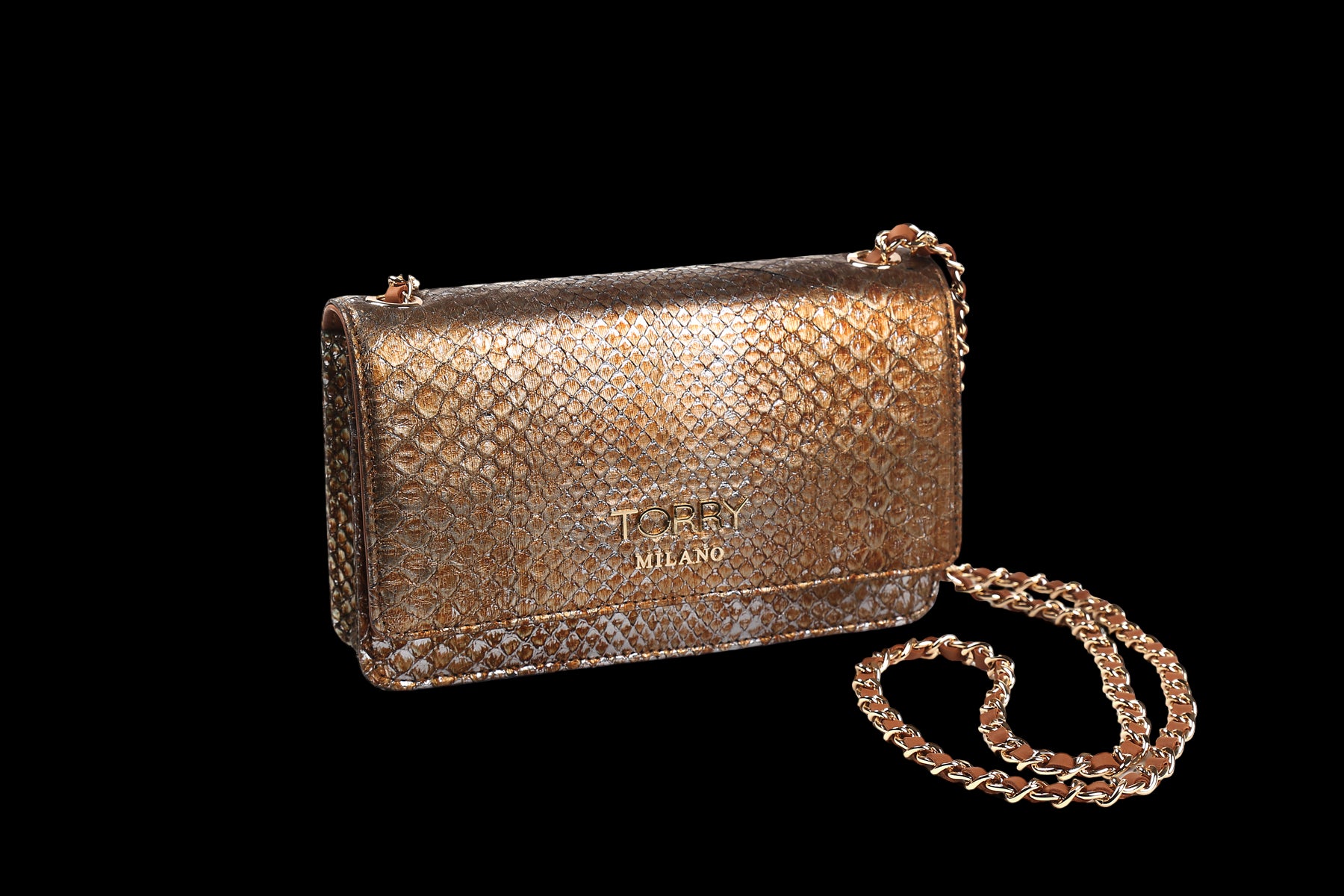 Image of Phyton Leather Bag