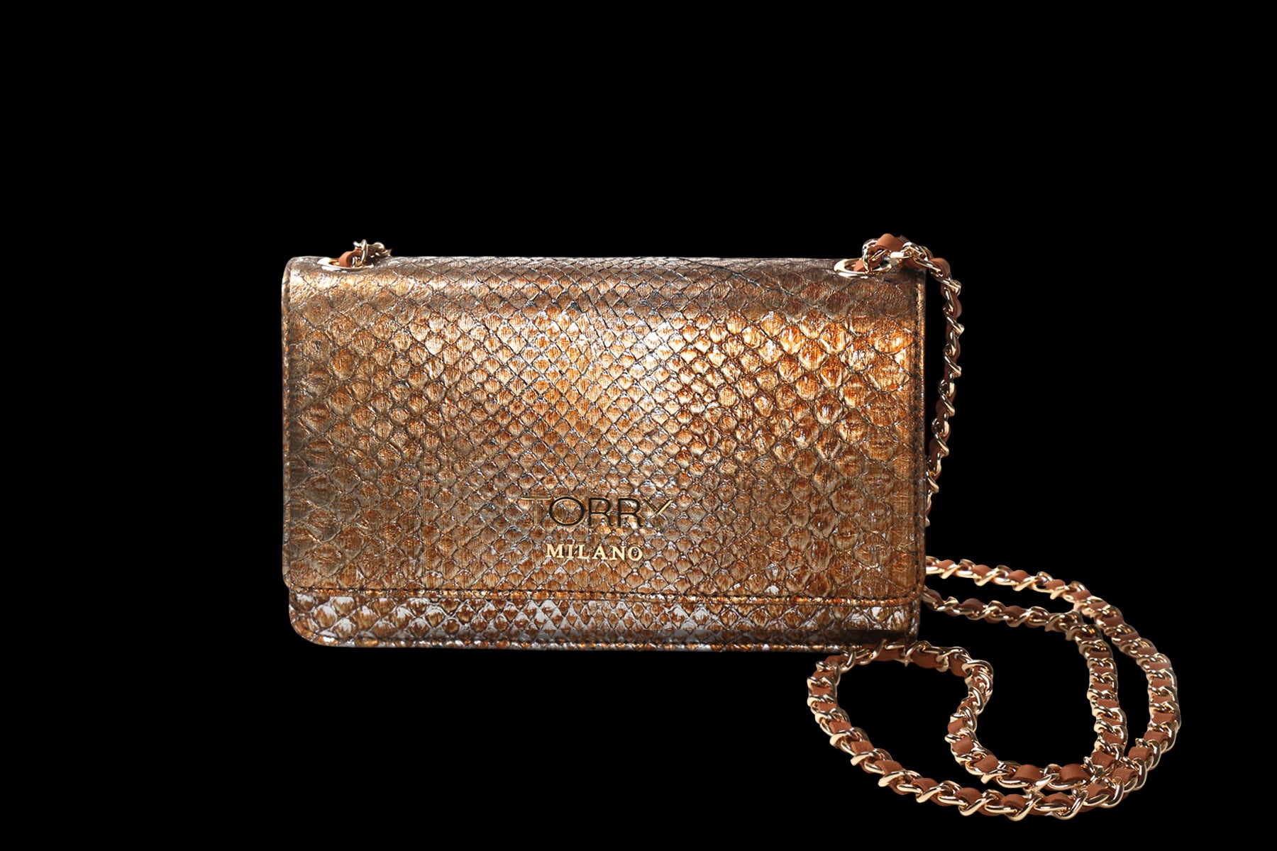 Image of Phyton Leather Bag