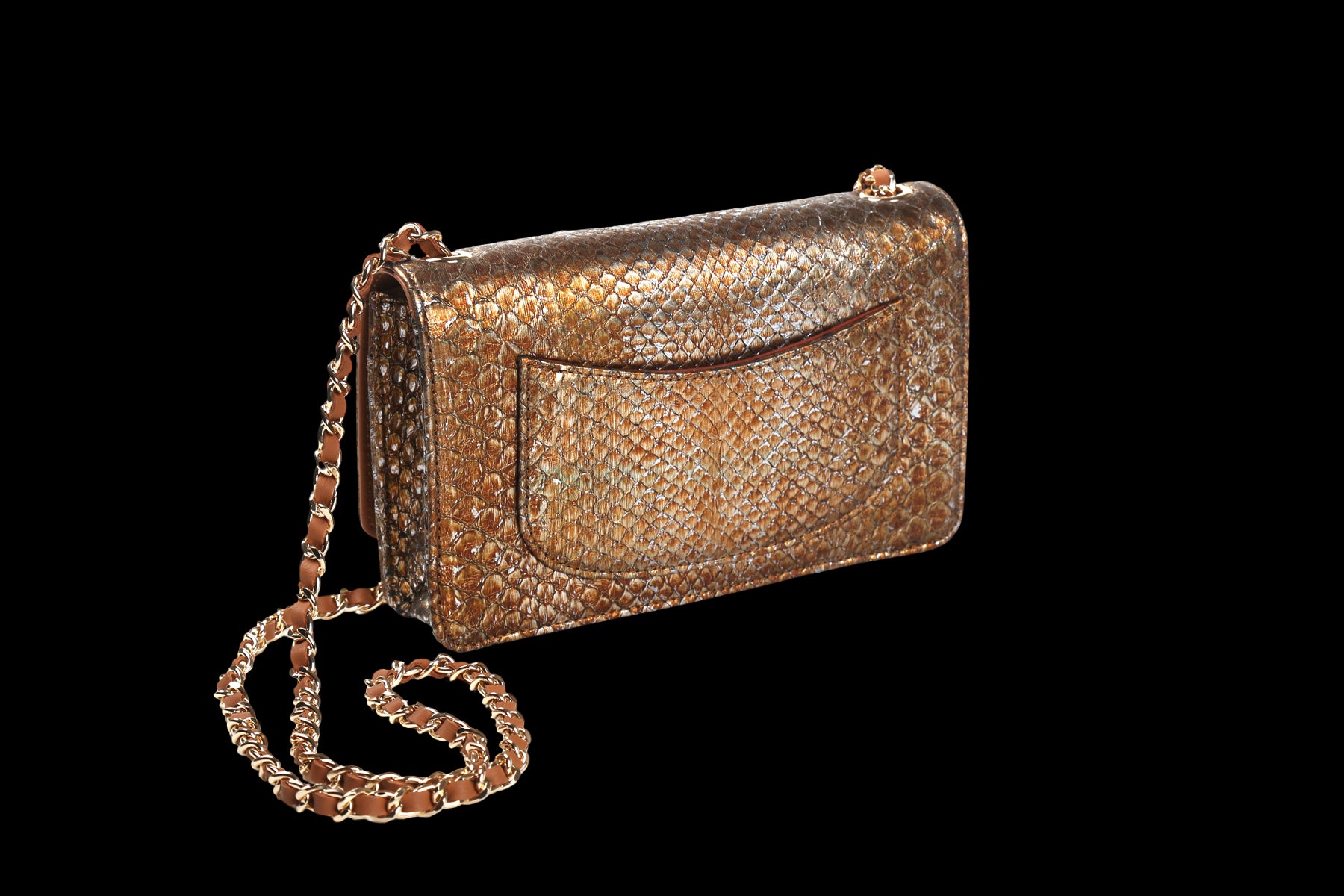 Image of Phyton Leather Bag