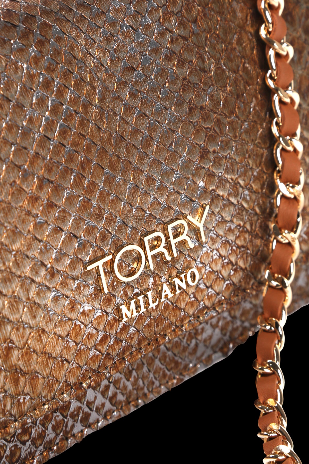 Image of Phyton Leather Bag