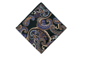Image of Silk Paisley Pocket Square