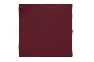 Image of Silk Pyramid Pattern Pocket Square