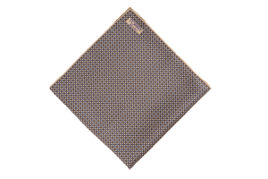 Image of Silk Geometric Pattern Pocket Square