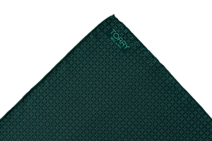 Image of Silk Geometric Pattern Pocket Square