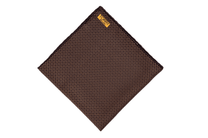 Image of Silk Chain Pattern Pocket Square