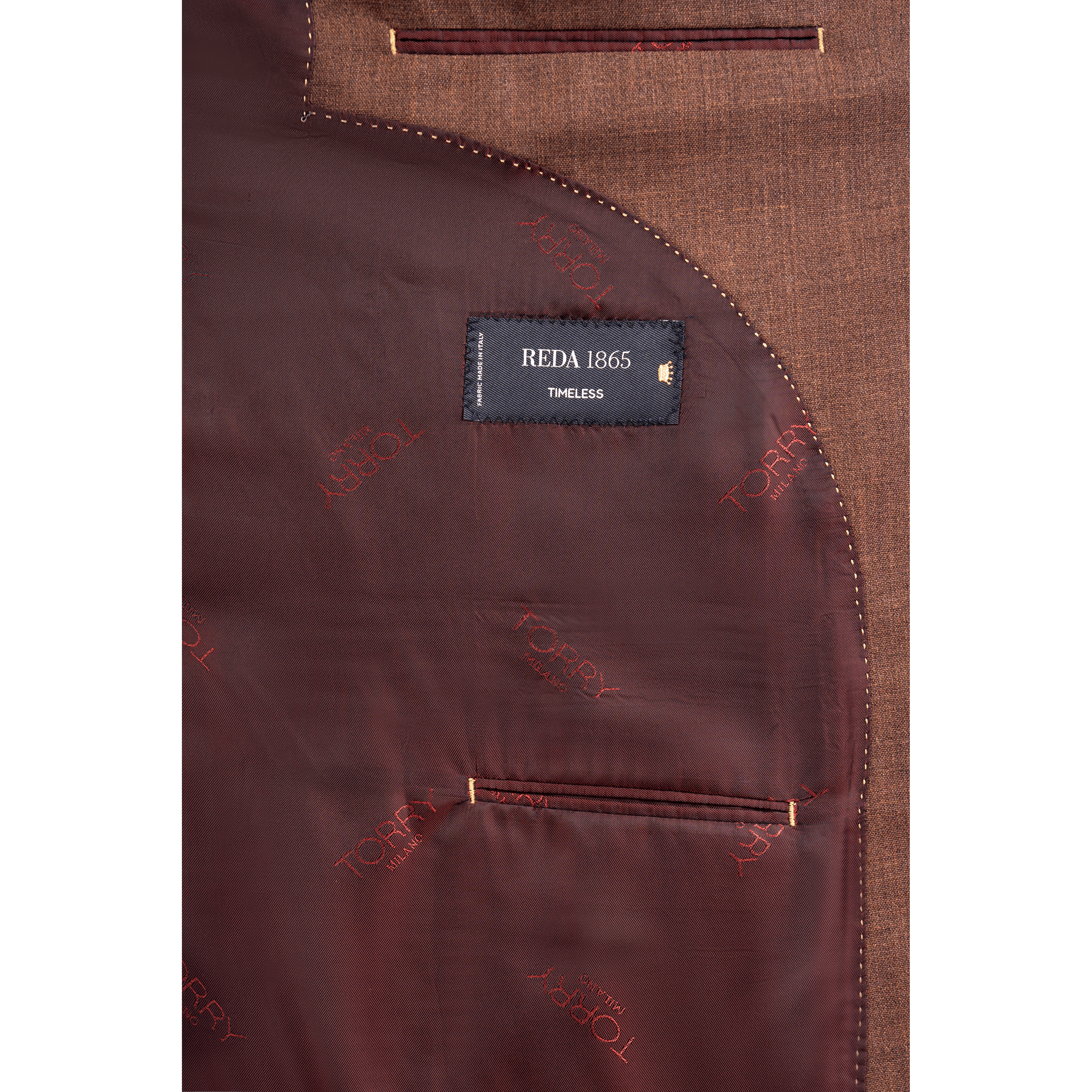 Brown Linen&Wool Jacket