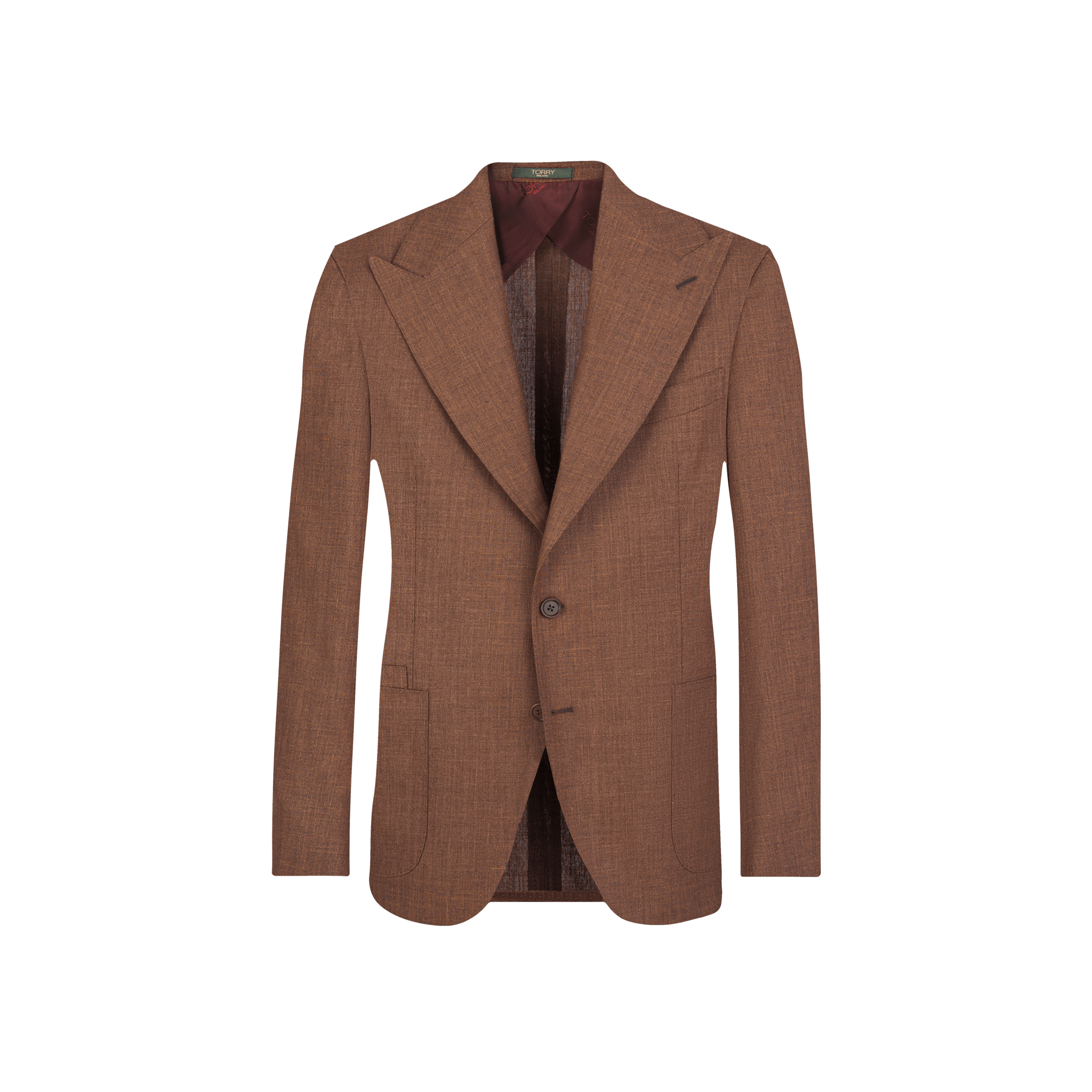 Brown Linen&Wool Jacket