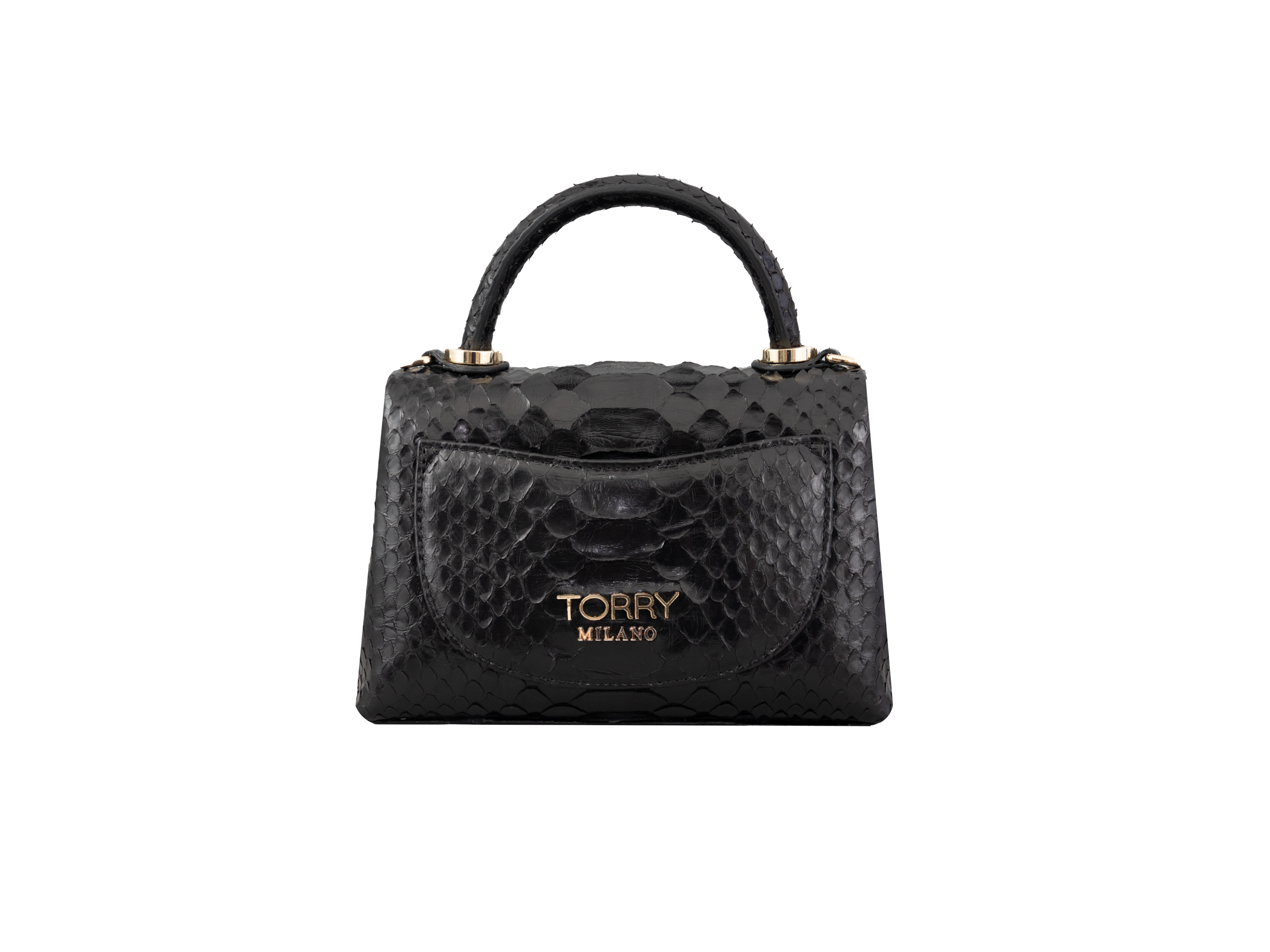 Image of Zenith Python Leather Bag