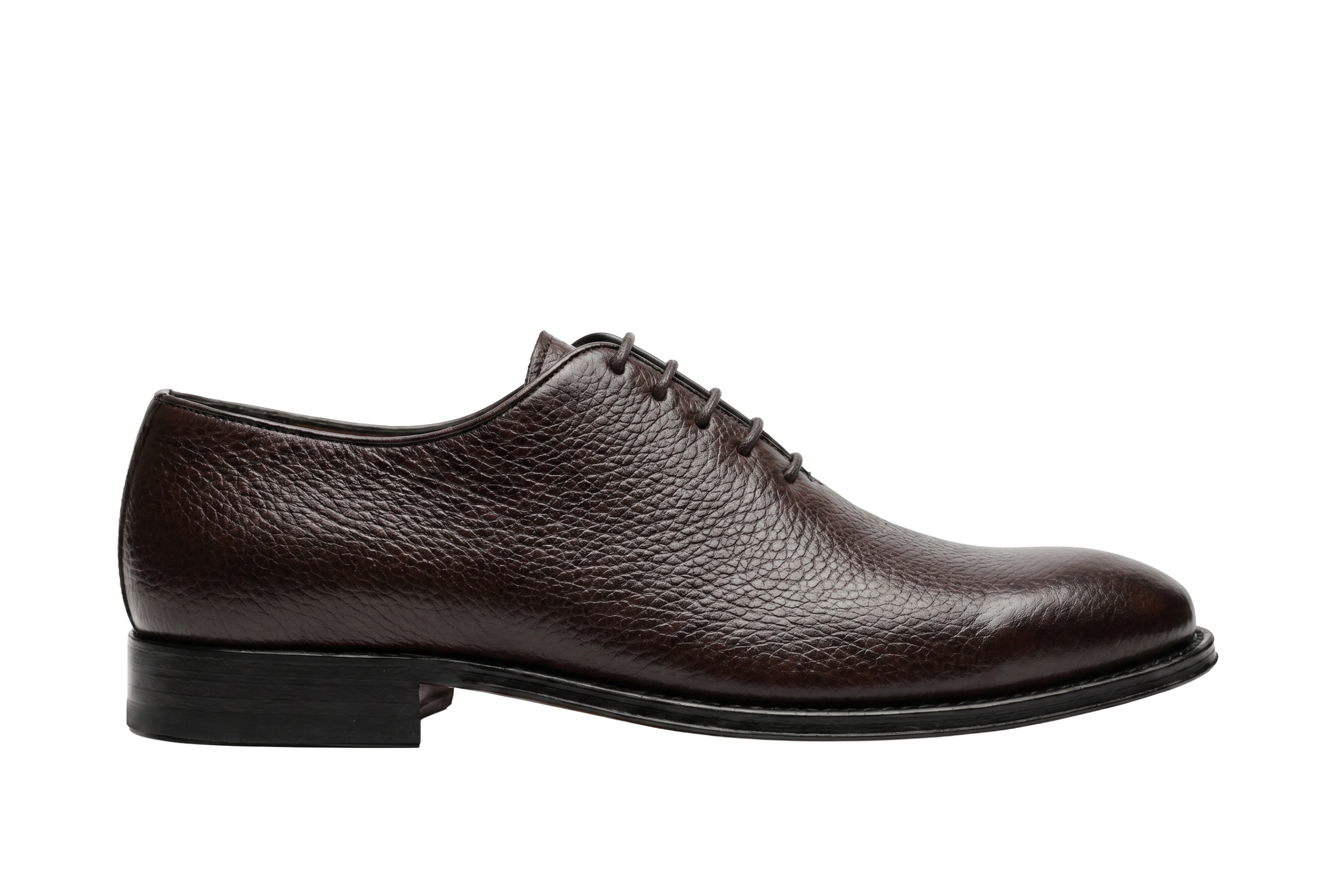 Tobacco Suede One-Cut Shoes