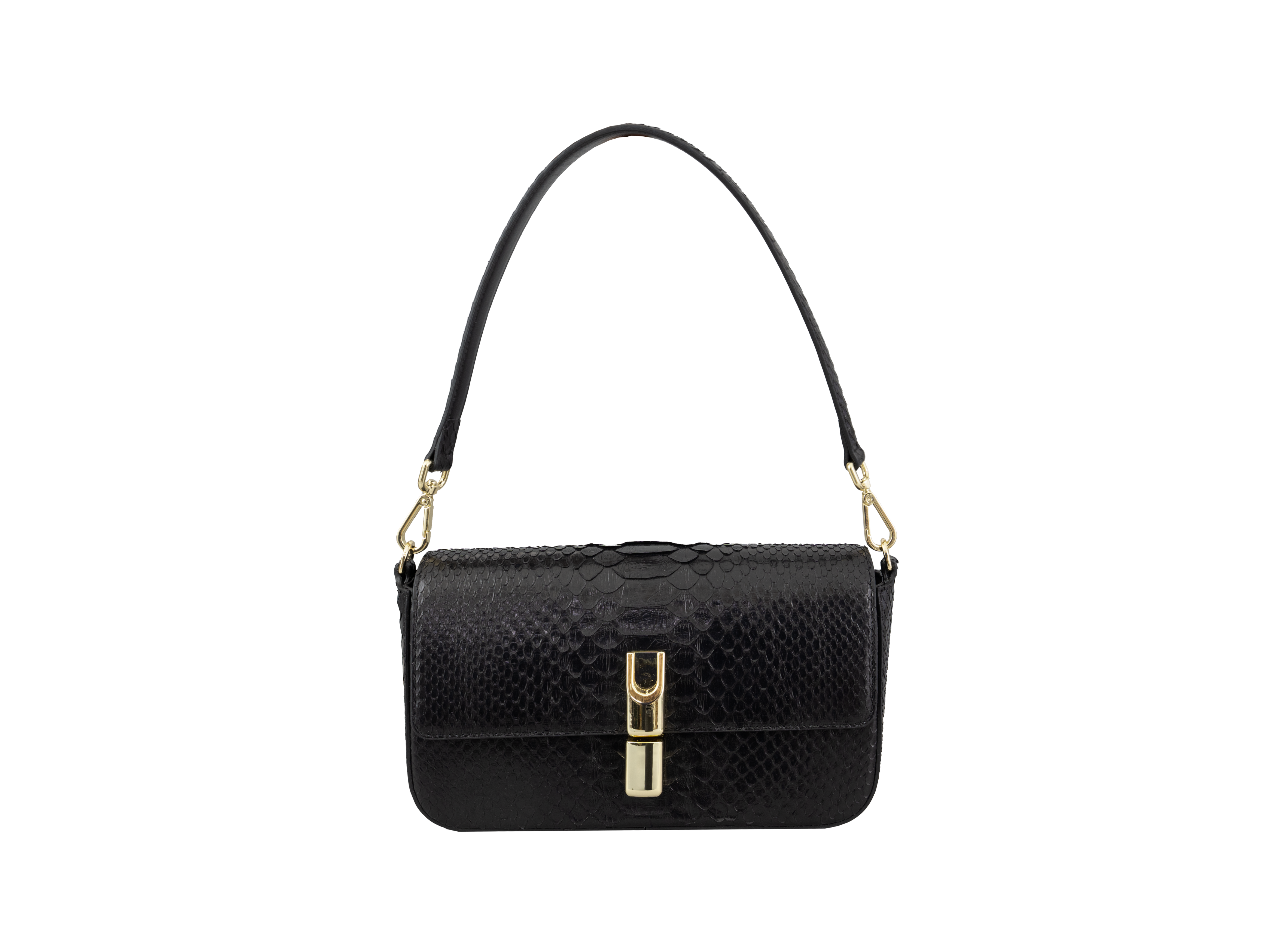 Image of Nocturne Python Leather Bag