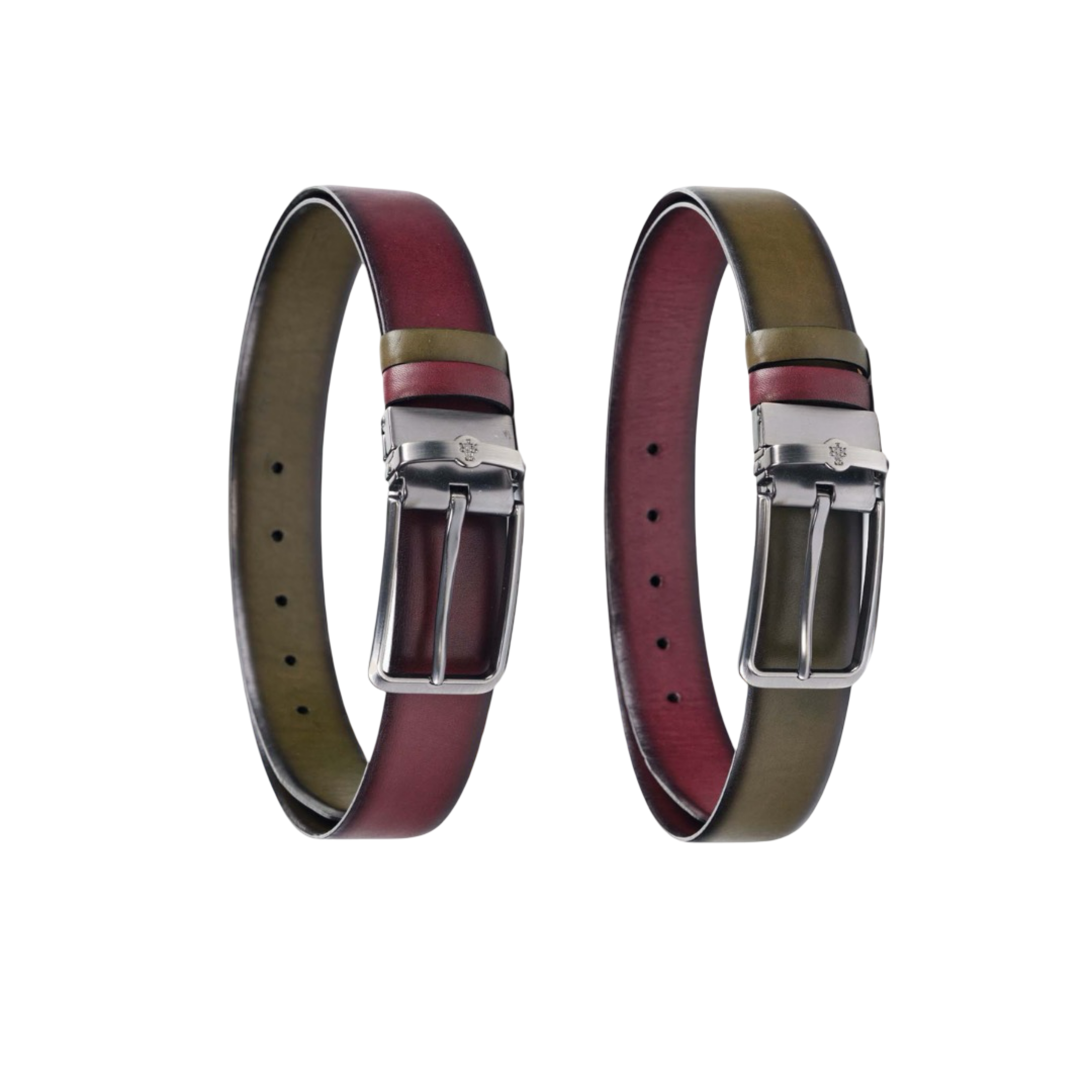 Double Face Leather Belt