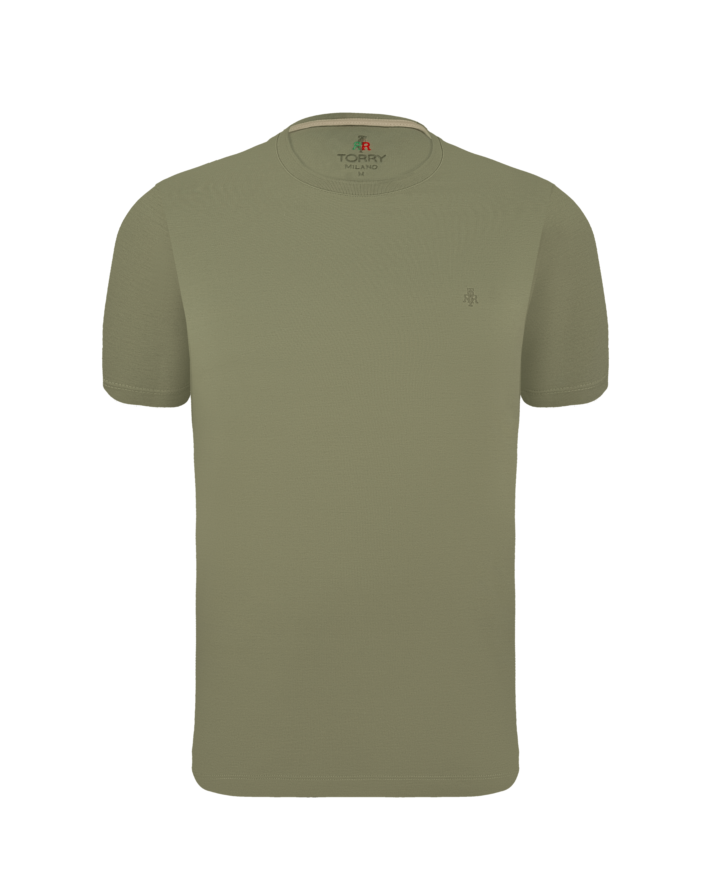 Olive Green Premium Cotton T-Shirt