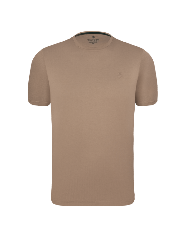 Beige Premium Cotton T-Shirt